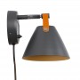 Ellen" wandlamp met kabel en schakelaar