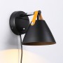 Ellen" wandlamp met kabel en schakelaar