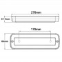 Waterdichte LED noodverlichting IP65 3W 3 uur autonomie