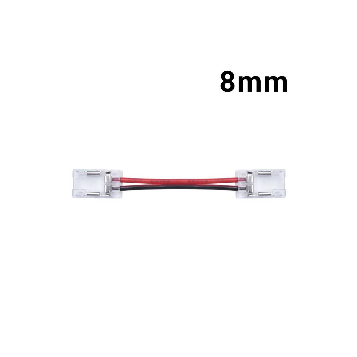 8mm eenkleurige strip-naar-strip overbruggingsconnector voor profiel