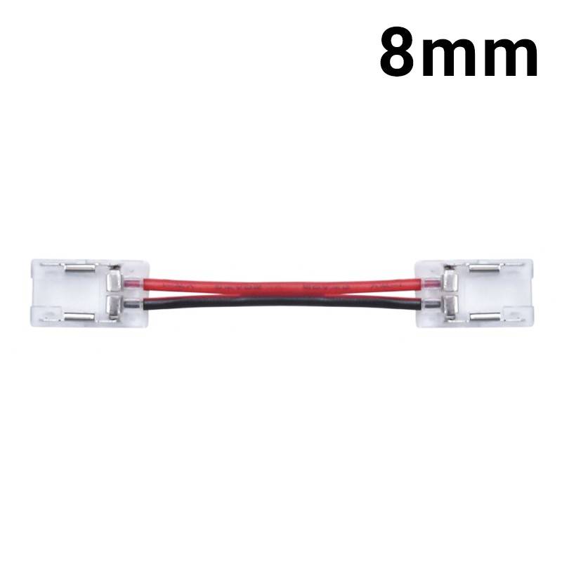 8mm eenkleurige strip-naar-strip overbruggingsconnector voor profiel