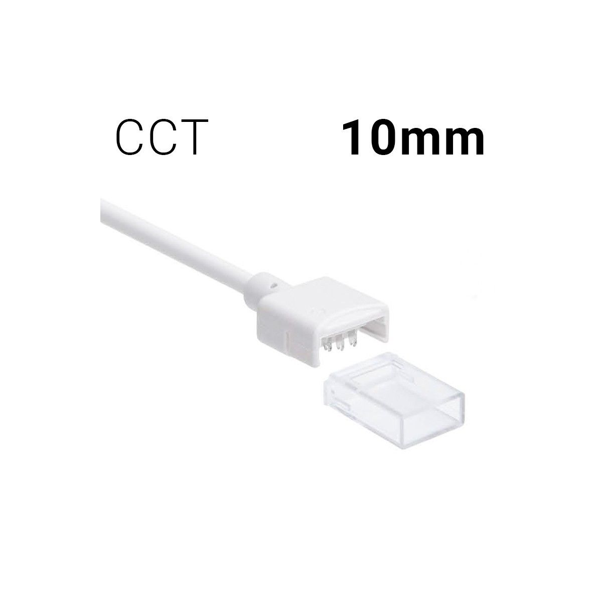 CCT PCB 10mm IP68 kabel naar kabelconnector