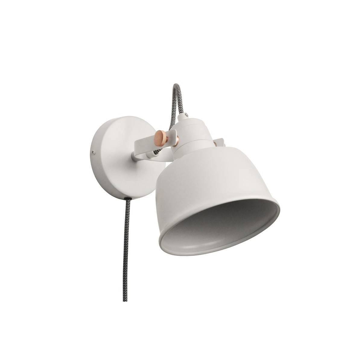 Binnenwandlamp "KUKKA" met schakelaar en stopcontact