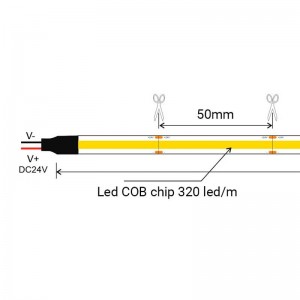 Kit SKYline lineaire verlichting COB 320led/m 120W 10m