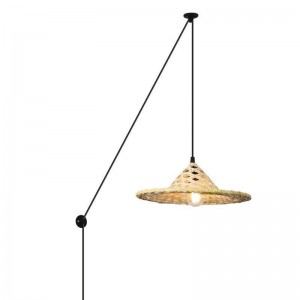 Bamboe hanglamp met fitting "NONA".