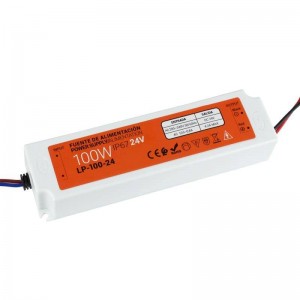 Compacte waterdichte voeding 24V 100W IP67