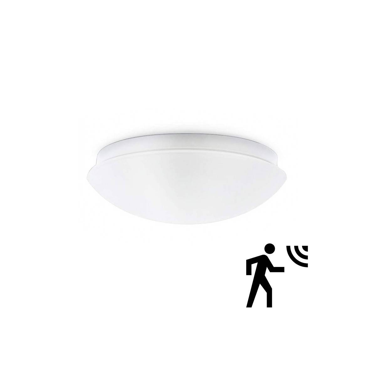 LED plafondlamp met sensor voor E27 lamp