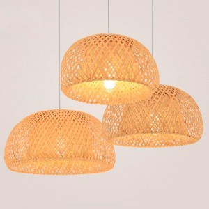 Rieten hanglamp