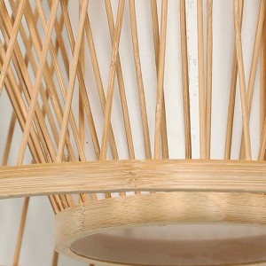 bamboe detail, hanglamp