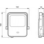 Afmetingen Mini LED-spot