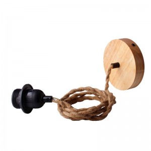 Houten hanglamp