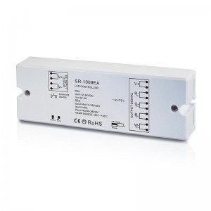 RGB/RGBW Dimmer PMW Regelaar - 12-36V DC (4 kanalen 8A/kanaal) - SUNRICHER RF Ontvanger - Perfect RF