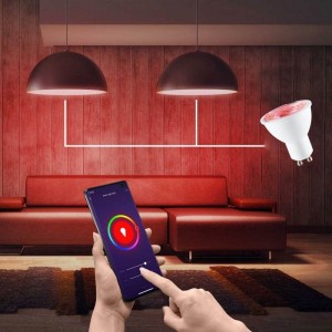 WIFI GU10 LED Slimme Lamp - RGBW + CCT - 5W