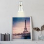 Wandlamp in Scandinavische stijl, wit en goud