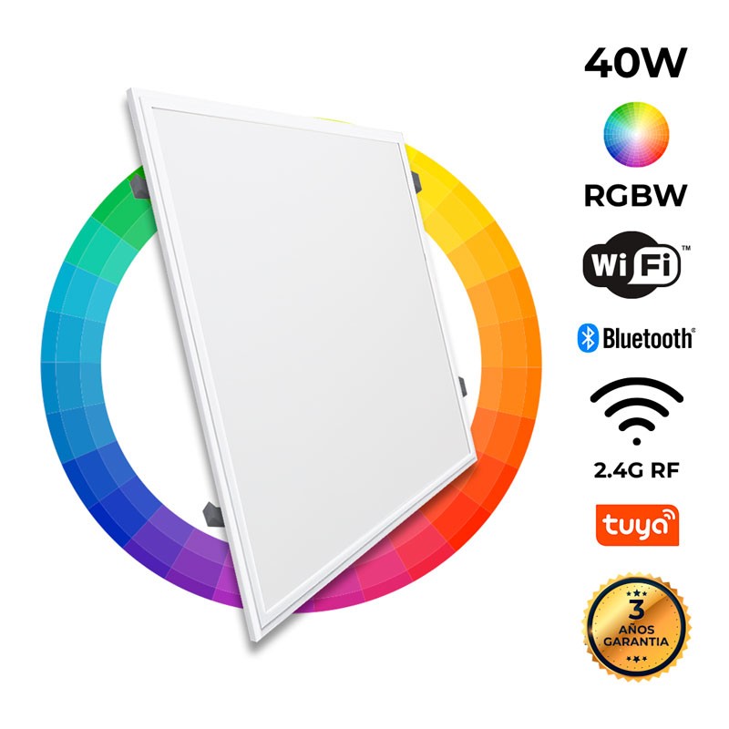 60x60cm 40W WIFI Smart RGBW inbouw LED paneel met KIT