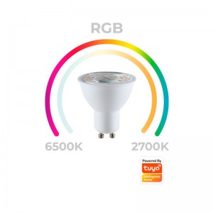 WIFI GU10 LED Slimme Lamp - RGBW + CCT - 5W