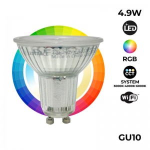 LED PAR16 GU10 SMART + WiFi RGB+CCT 5W LEDVANCE LED lamp