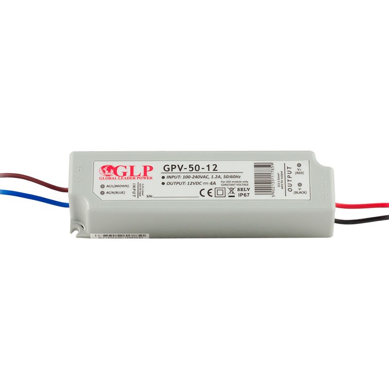 50W 12V LED-voeding - LPG