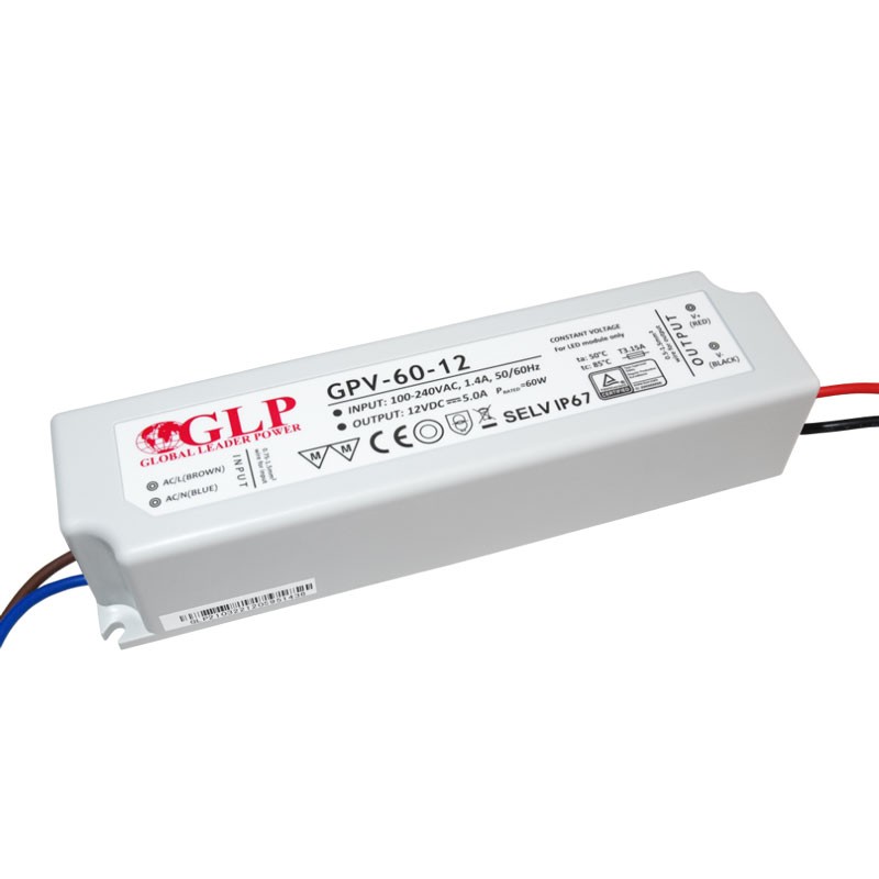 60W 12V LED-voeding - LPG