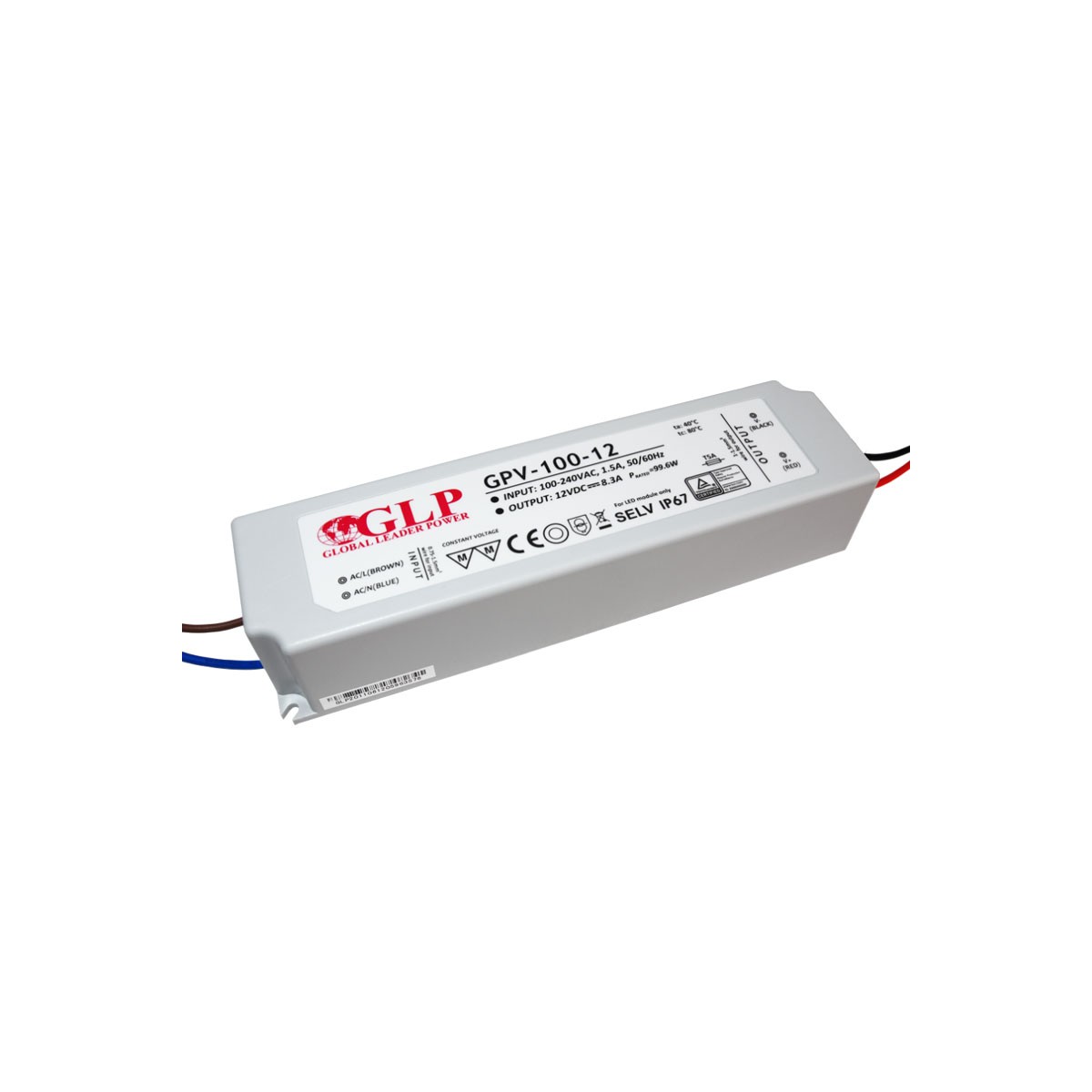 100W 12V LED-voeding - LPG