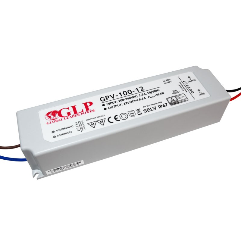 100W 12V LED-voeding - LPG