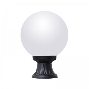 VLOERLAMP GLOBE GLOBE LAMP OPAAL GLAS FUMAGALLI MIKROLOTG250 ZWART MET LAMPHOUDER E27