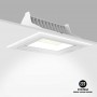 Rechthoekige LED-inbouwspot - Kantelbaar - CCT 38W - Wit - 120° LIFUD-driver