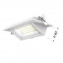 Rechthoekige LED-inbouwspot - Kantelbaar - CCT 38W - Wit - 120° LIFUD-driver