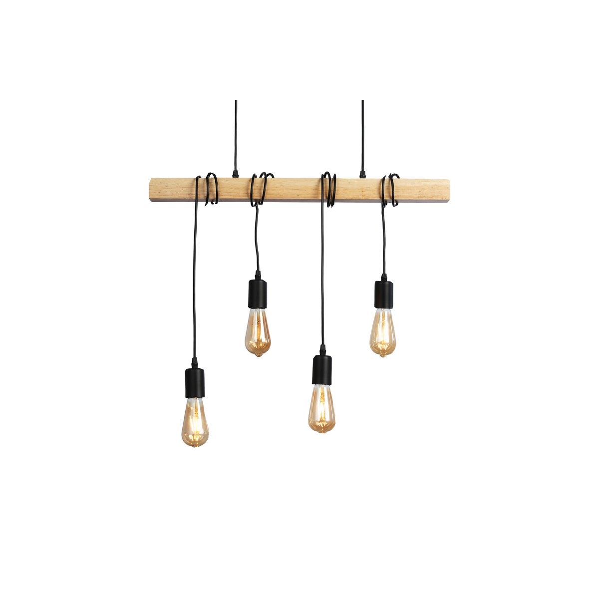 Houten hanglamp "Otto" E27