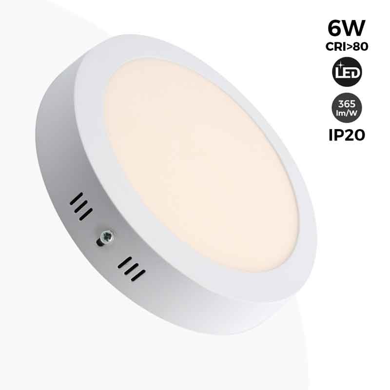 LED plafondlamp opbouw 6W 365lm