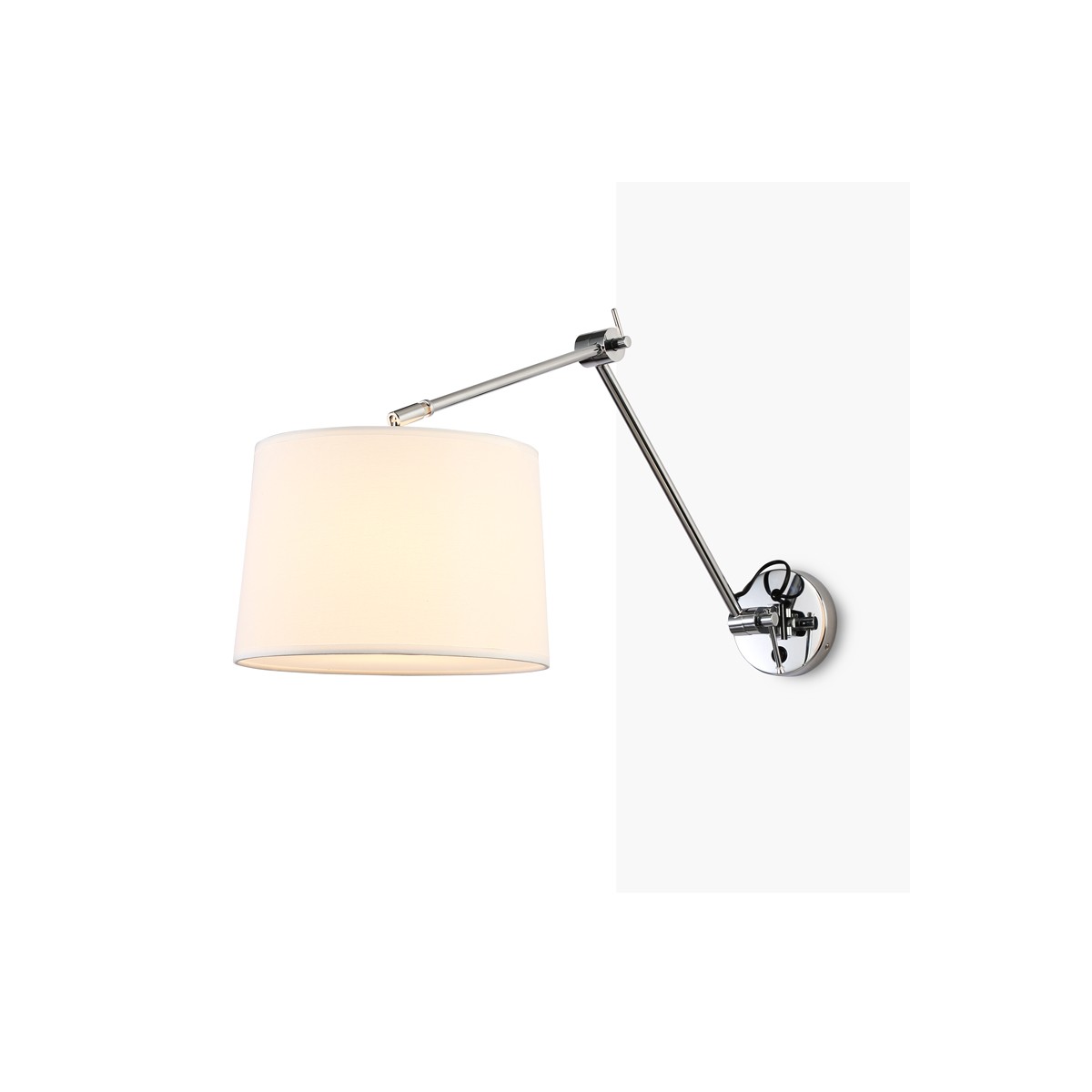 Wandlamp chroom