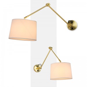 Scharnierende wandlamp