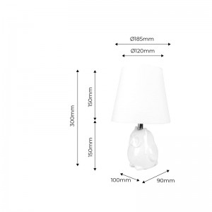 Keramische Tafellamp "OWL" E27