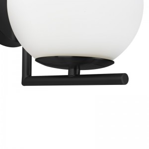 Glazen bol wandlamp "Margaret" Inspiratie Flos IC