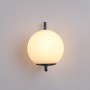 Glazen bol wandlamp "Margaret" Inspiratie Flos IC