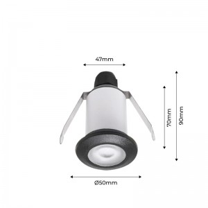 TERESA FUMAGALLI IP67 LED vloer- en plafondinbouwspot