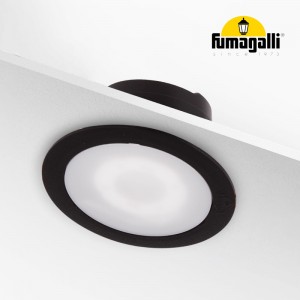 Ronde zwarte downlight