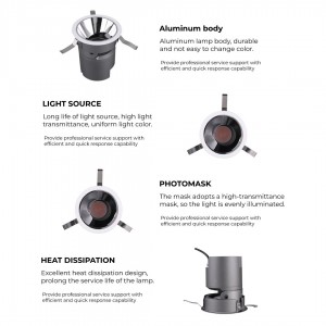 LED-spot 12W COB IP54 Laag UGR