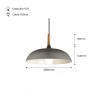 Ronde Houten Hanglamp "MELA" Modern E27