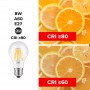 CRI - LED gloeilamp A60 E27 8W transparant