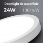 Opbouw LED plafondlamp 24W Hoog rendement