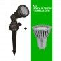 KIT Tuinpaal + Lamp GU10 LED 5W in groen