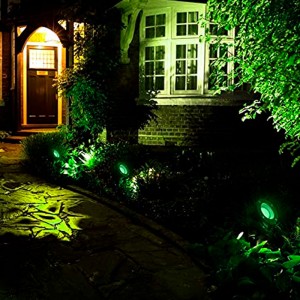 KIT Tuinpaal + Lamp GU10 LED 5W in groen