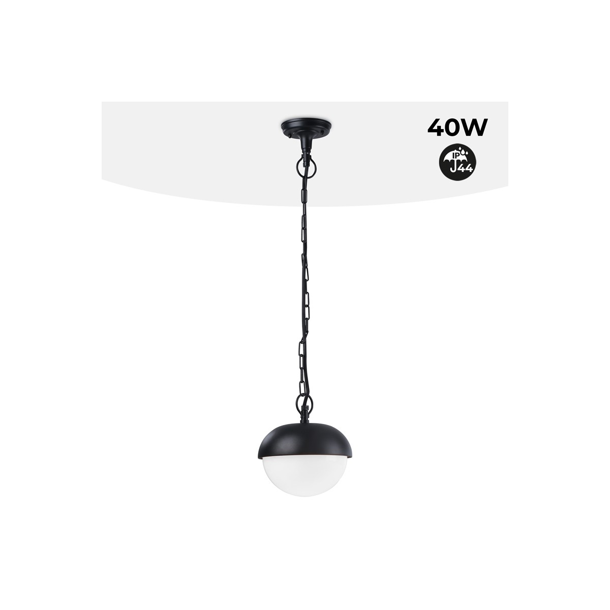 Tuin- en buiten hanglamp "MIA" E27 IP44