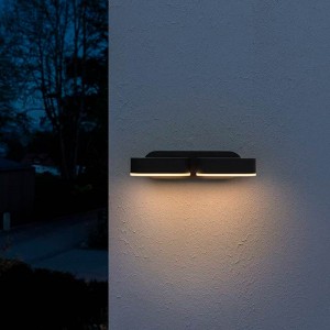 Verstelbare LED-buitenwandlamp "Endura".