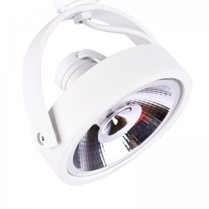 Driefasige witte LED trackspot AR111 GU10