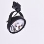 Driefasige zwarte LED trackspot AR111 GU10