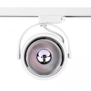 Eenfasige witte LED trackspot AR111 GU10