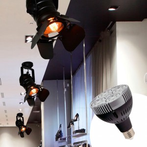 Set Plafond- of wandlamp "CINEMA" met LED-lamp PAR30 E27