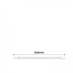 LED buis T5 10W 60cm (548mm) opaal glas